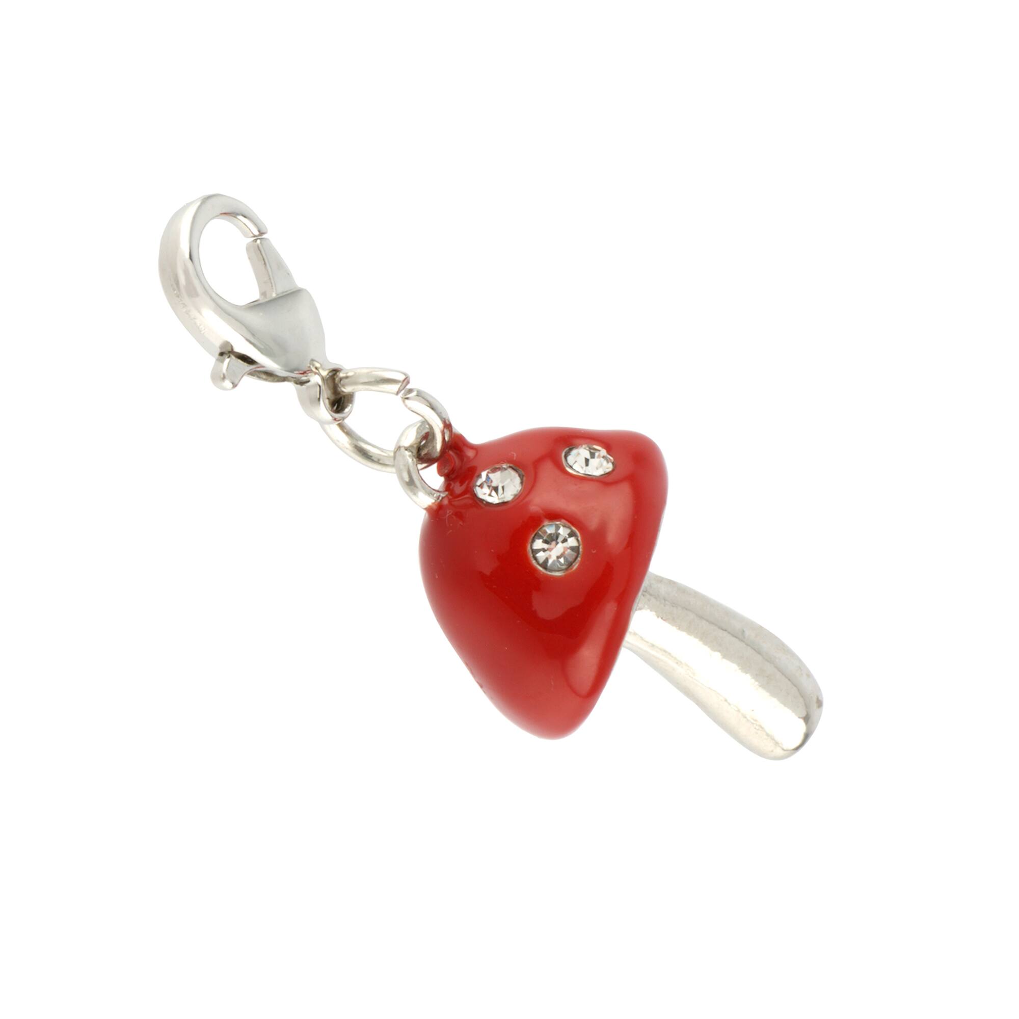 12 Pack: Red-Capped Mushroom Charm by Bead Landing™